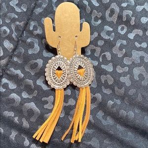 Western concha earrings